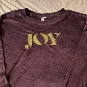 Purple Joyspun Pajama Set